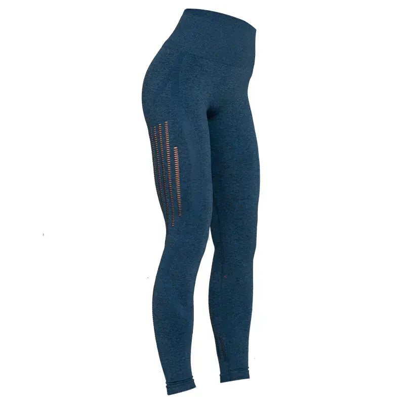 High Waist Knitted Yoga Pants for Women - Seamless Stretch Activewear | Athletic Leggings by Mead's Supply & Equipment Outfitters limited