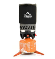 Portable Camping Coffee Maker Set - 0.9L French Press with Integrated Gas Stove System by Mead's Supply & Equipment Outfitters limited