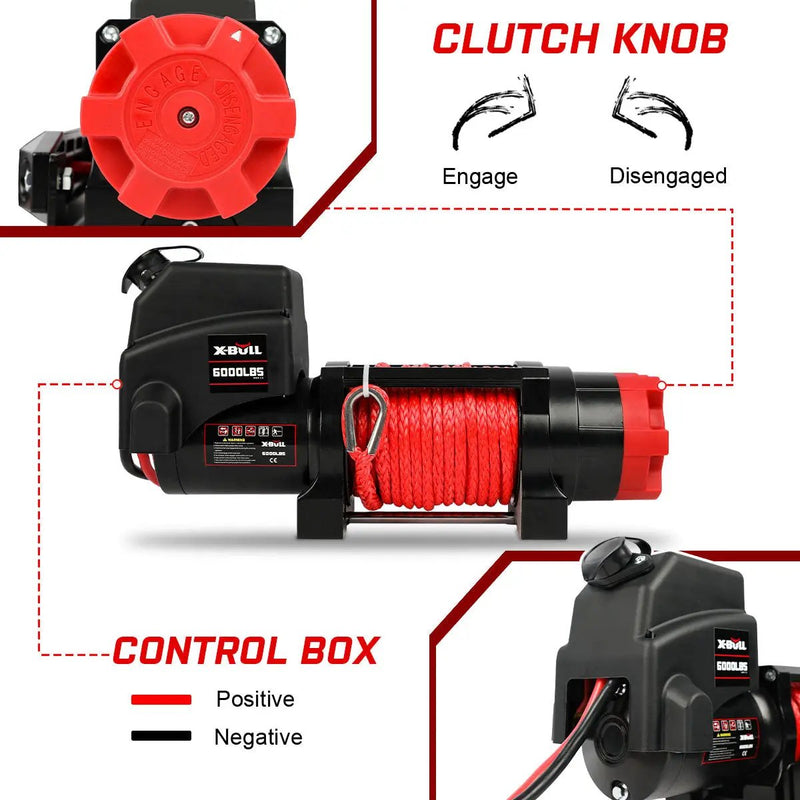 X-BULL Electric Winch 6000LBS by salelink.co.nz