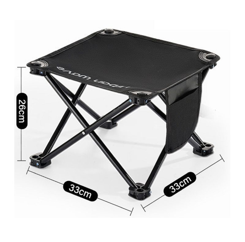 Urban Wave Portable Camping Stool, 33 cm Wide YQ165019 by ECOTREK