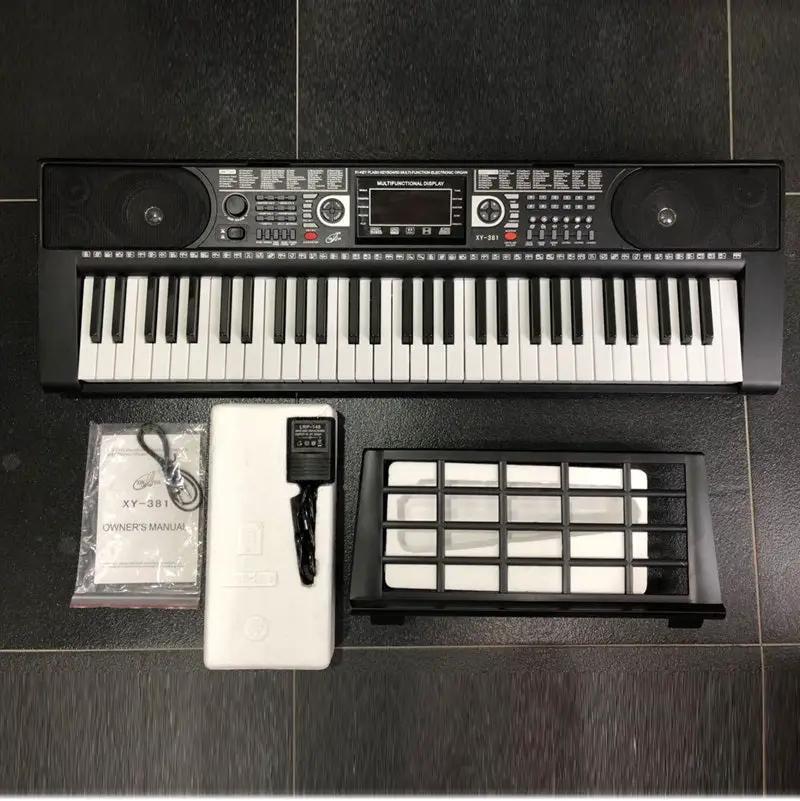 Electronic Organ Keyboard Piano 61-Key Digital Teaching LCD Display MP3 SD by dealonline.co.nz