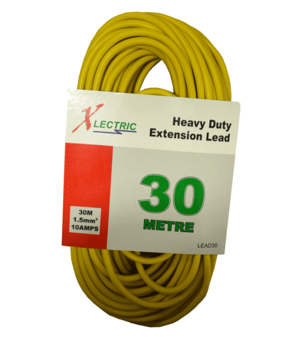 Xlectric Electrical extension Xlectric Extension Lead - Heavy Duty Yellow 30m