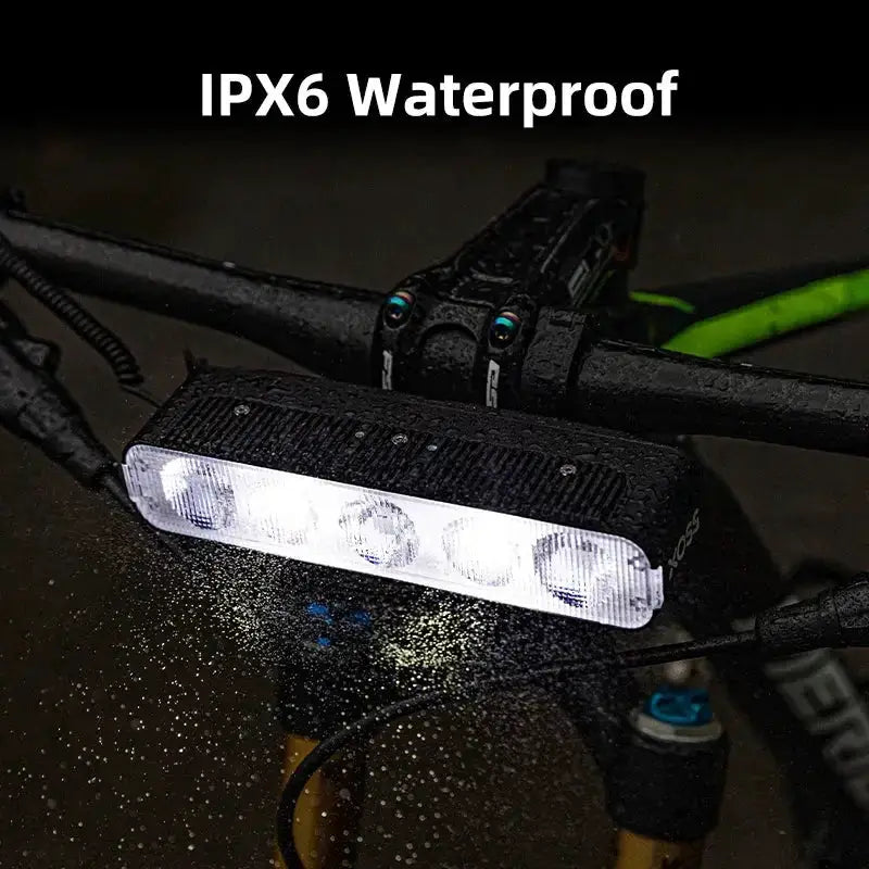 3000-Lumen Bicycle Headlight (Rechargeable) by Habicare