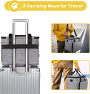 6 Set Dog Travel Bag Large Pet Travel Kit by salelink.co.nz