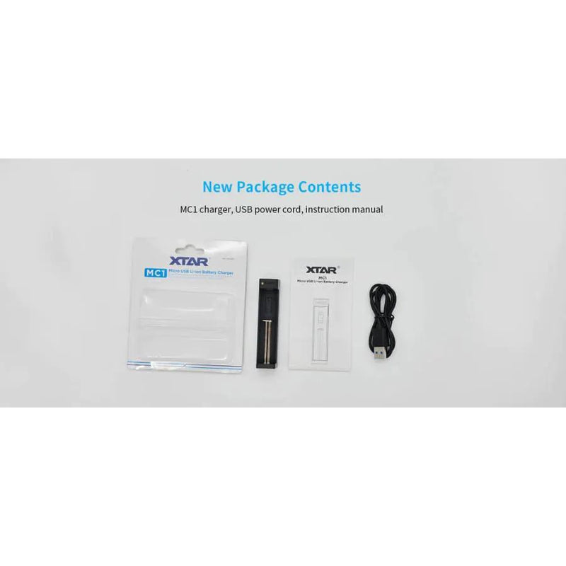 XTAR MC1 1 Bay USB Battery Charger by That Watch Shop