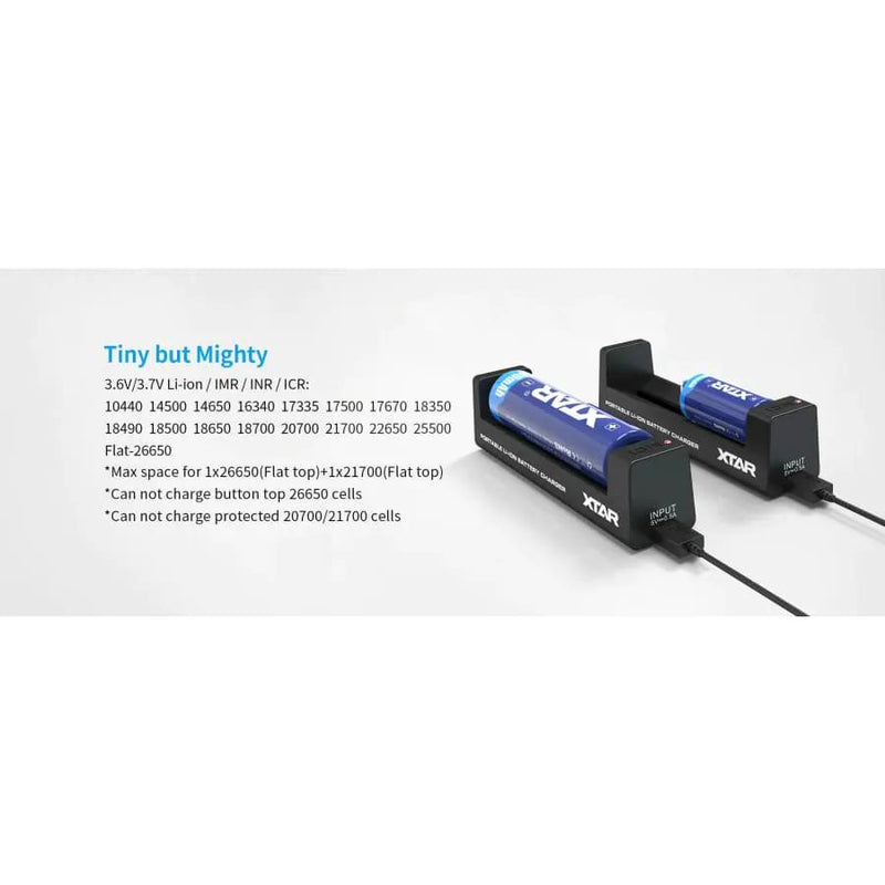 XTAR MC1 1 Bay USB Battery Charger by That Watch Shop