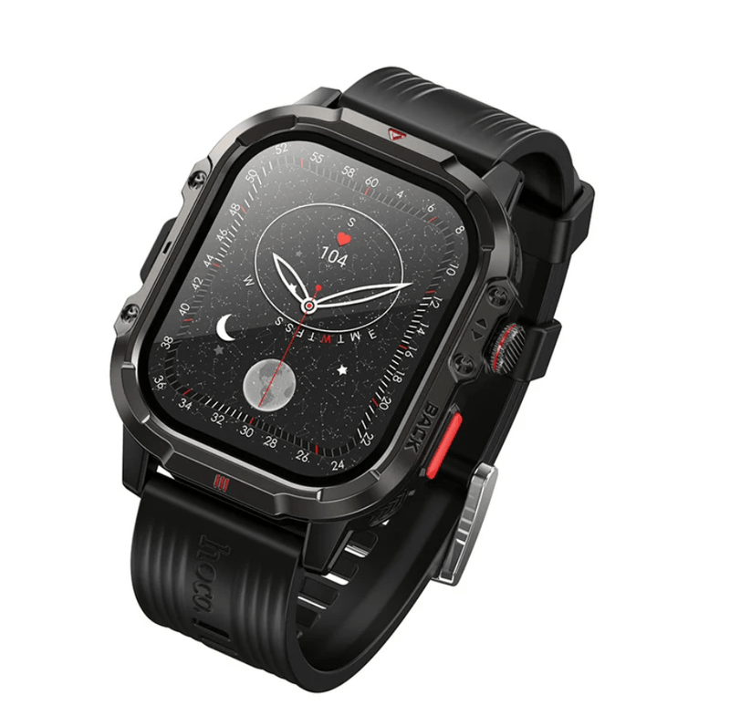 techplus Y45 Rugged Outdoor GPS Smartwatch With Bluetooth Calling 1.95 Inch Display Y45 Rugged GPS Smartwatch With Bluetooth Calling