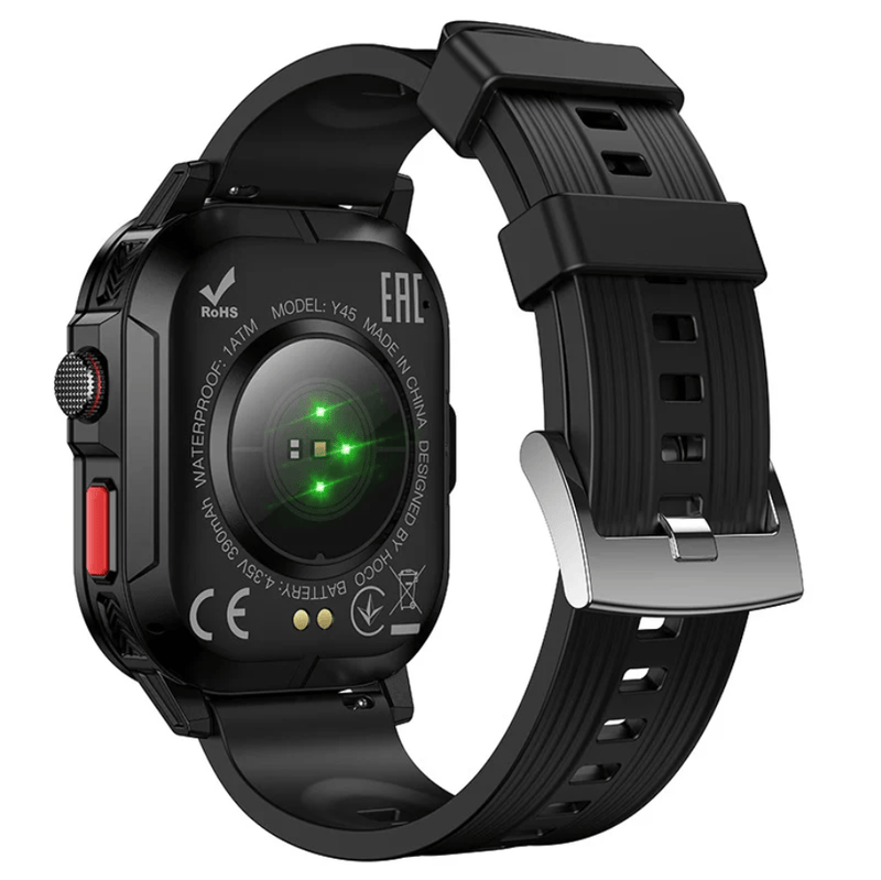 techplus Y45 Rugged Outdoor GPS Smartwatch With Bluetooth Calling 1.95 Inch Display Y45 Rugged GPS Smartwatch With Bluetooth Calling