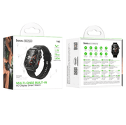 techplus Y45 Rugged Outdoor GPS Smartwatch With Bluetooth Calling 1.95 Inch Display Y45 Rugged GPS Smartwatch With Bluetooth Calling