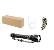 XHP90 3000LM Tactical 3 Mode Zoom Flashlight LED Hunting Torch by salelink.co.nz
