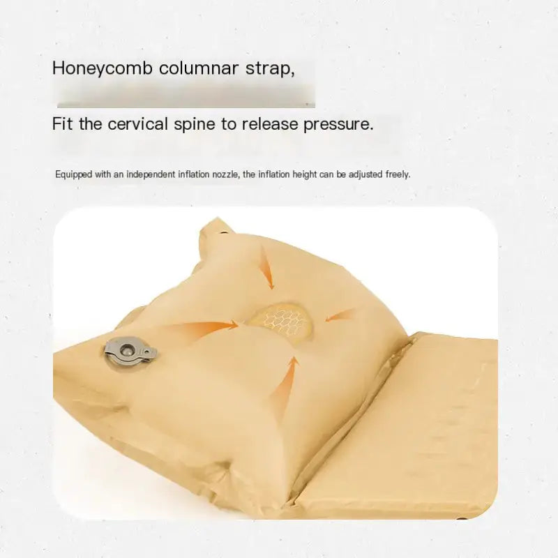 Naturehike D01 Extended Inflatable Sleeping Pad with Pillow - Camping Mat by Mead's Supply & Equipment Outfitters limited