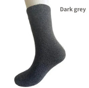Wool Socks Thickened And Plush Warm Terry Middle Cylinder - Men's Antibacterial Winter Socks by Mead's Supply & Equipment Outfitters limited