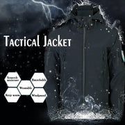 Men's Tactical Waterproof Shark Skin Jacket - Softshell Outdoor Jacket with Fleece Lining by Mead's Supply & Equipment Outfitters limited