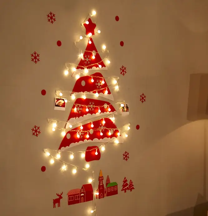 DIY Felt Christmas Tree with Light by salelink.co.nz