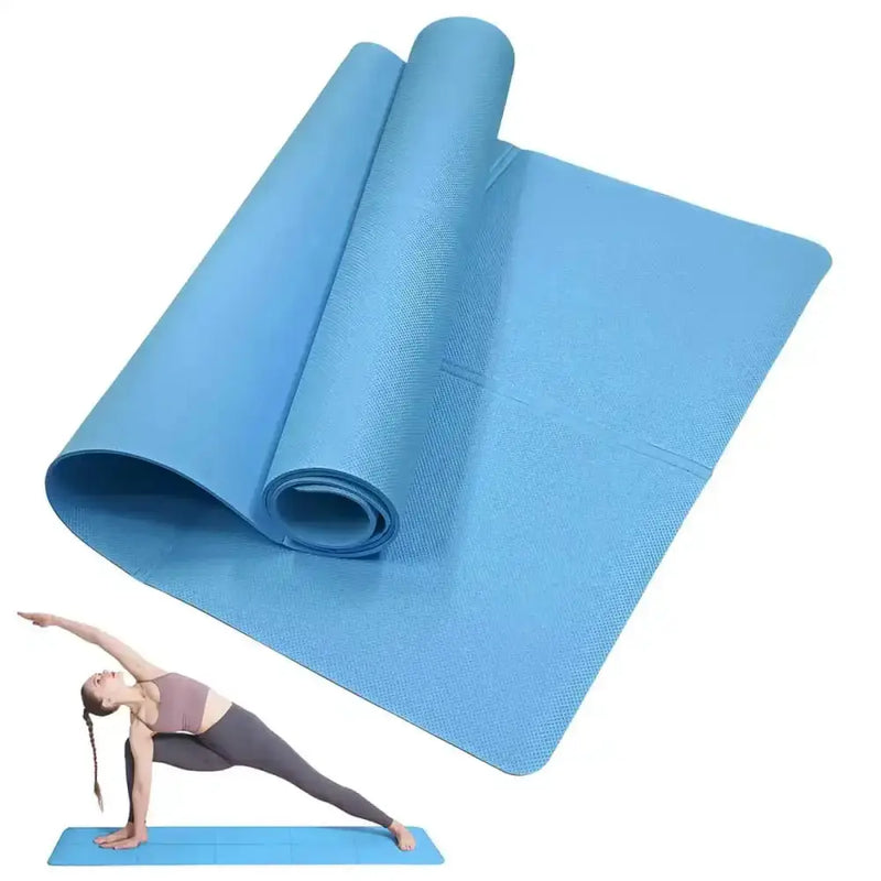 Yoga Mat Pilates Fitness Mat – 3/4/6mm (6 colours available) by Habicare