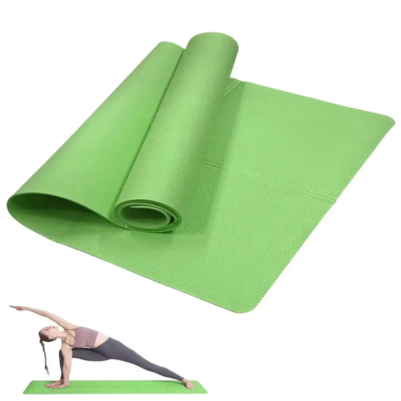 Yoga Mat Pilates Fitness Mat – 3/4/6mm (6 colours available) by Habicare