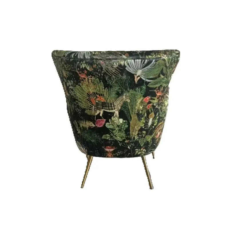 BroDeals Armchair Patchwork Armchair - Forest Green Patchwork Armchair - Forest Green