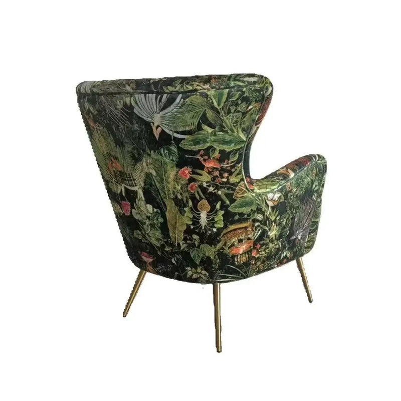 BroDeals Armchair Patchwork Armchair - Forest Green Patchwork Armchair - Forest Green