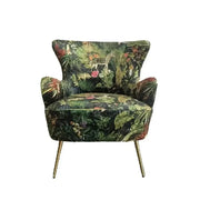 BroDeals Armchair Patchwork Armchair - Forest Green Patchwork Armchair - Forest Green