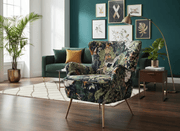 BroDeals Armchair Patchwork Armchair - Forest Green Patchwork Armchair - Forest Green