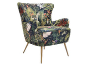 BroDeals Armchair Patchwork Armchair - Forest Green Patchwork Armchair - Forest Green