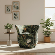 BroDeals Swivel Chair Patchwork Tub Swivel Chair Patchwork Tub Swivel Chair