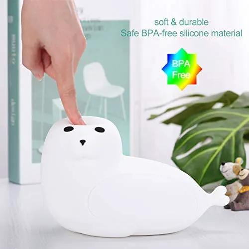 Kids Night Light Sea Lion 7 Colors LED Light by salelink.co.nz