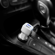 Z23 Dual USB Car Charger 2.4A 12W | Fast In-Car Charging Adapter by techplus
