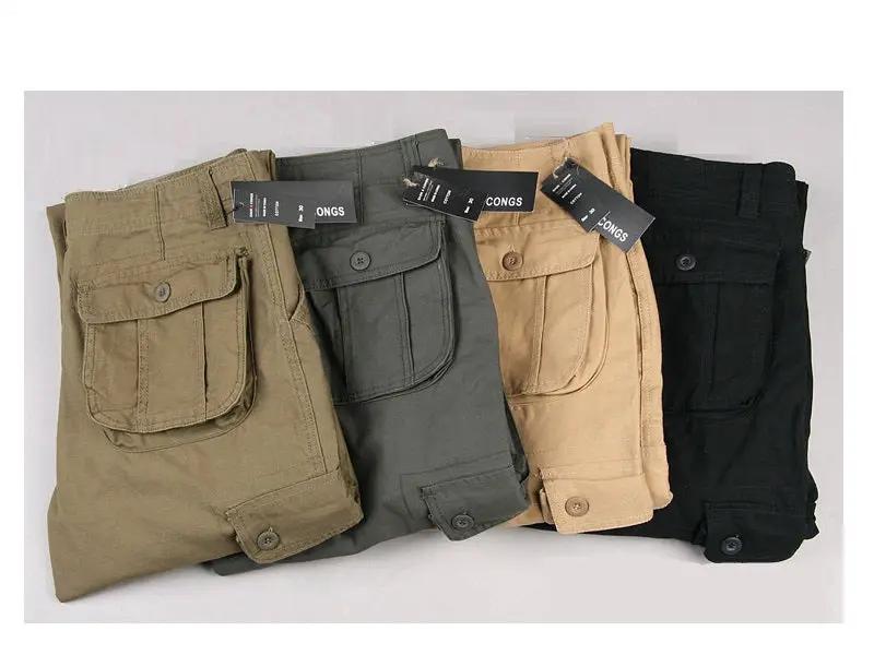 Cargo Pants Outdoor Solid Color Trousers Hiking Work Pants by dealonline.co.nz