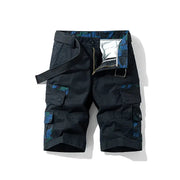 Men's 100% Cotton Cargo Shorts - Knee-Length Outdoor Shorts | Summer Wear by Mead's Supply & Equipment Outfitters limited