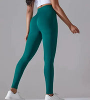 Knitted High Waist Yoga Pants - Soft Stretch Activewear | Women's Athletic Wear by Mead's Supply & Equipment Outfitters limited