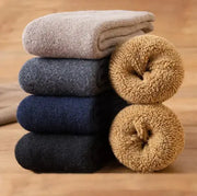 Wool Socks Thickened And Plush Warm Terry Middle Cylinder - Men's Antibacterial Winter Socks by Mead's Supply & Equipment Outfitters limited