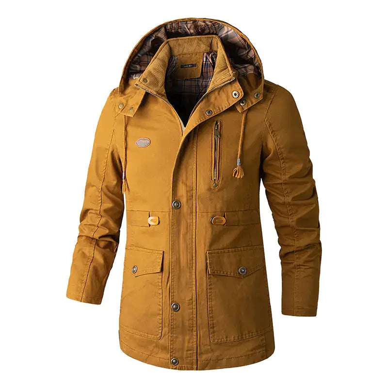 Men's Plus Size Hooded Windbreaker Jacket - Lightweight Outdoor Wind Jacket | Extended Sizes by Mead's Supply & Equipment Outfitters limited