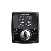 Zipwake S Series 450mm Automatic Trim Tabs control panel with auto pitch and roll indicators.