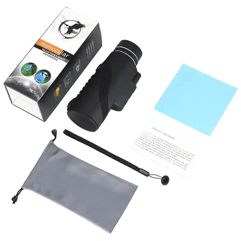 Zoom Monocular Telescope with Tripod & Phone Clip by Habicare