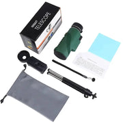 Zoom Monocular Telescope with Tripod & Phone Clip by Habicare