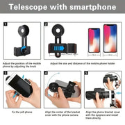 Zoom Monocular Telescope with Tripod & Phone Clip by Habicare
