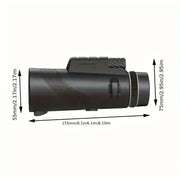 Zoom Monocular Telescope with Tripod & Phone Clip by Habicare