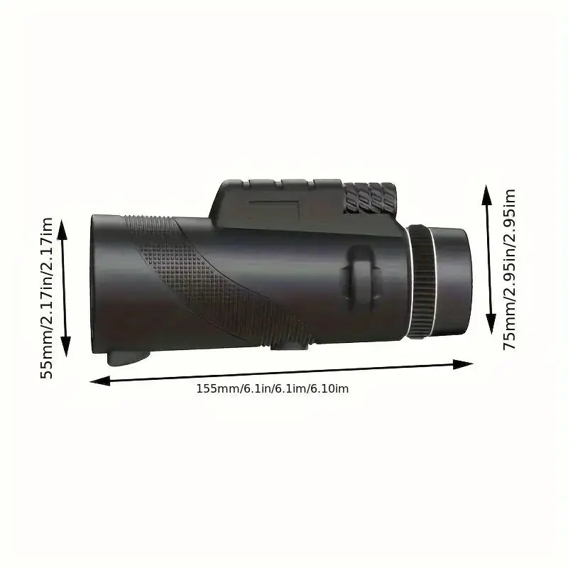 Zoom Monocular Telescope with Tripod & Phone Clip by Habicare