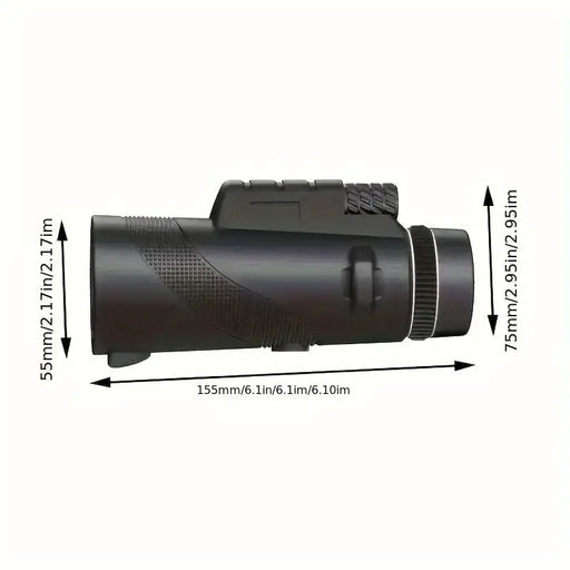 Zoom Monocular Telescope with Tripod & Phone Clip by Habicare