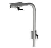 Columbus 5 Table Pedestal Wall Mount - versatile, lightweight construction with easy mounting and removable clamp.